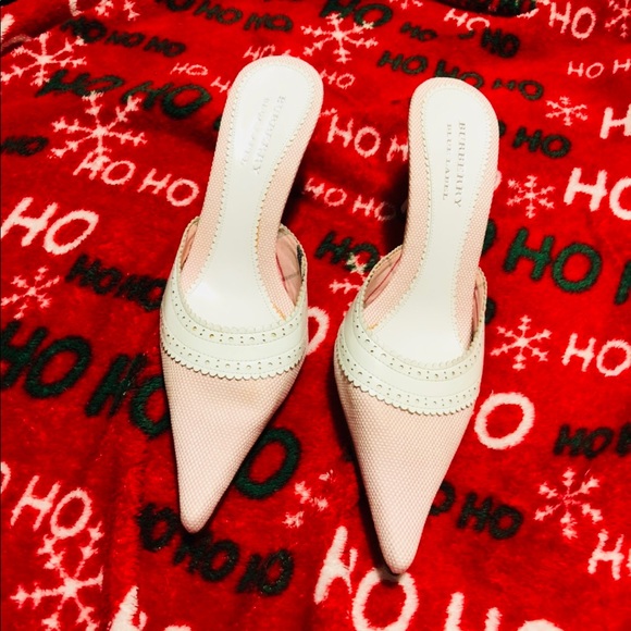 Authentic Burberry Blue Label 3”heels PointySandal - Picture 3 of 8